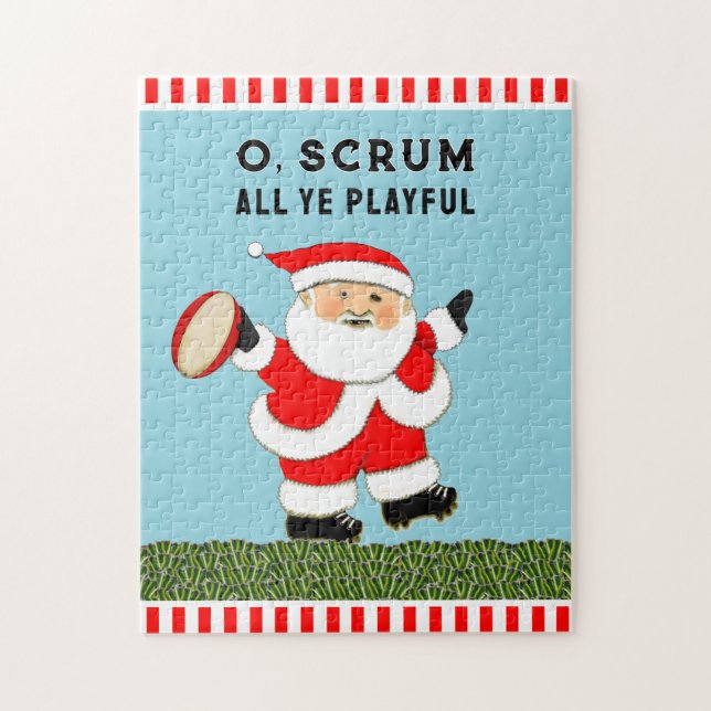 Rugby Christmas  Jigsaw Puzzle (Vertical)
