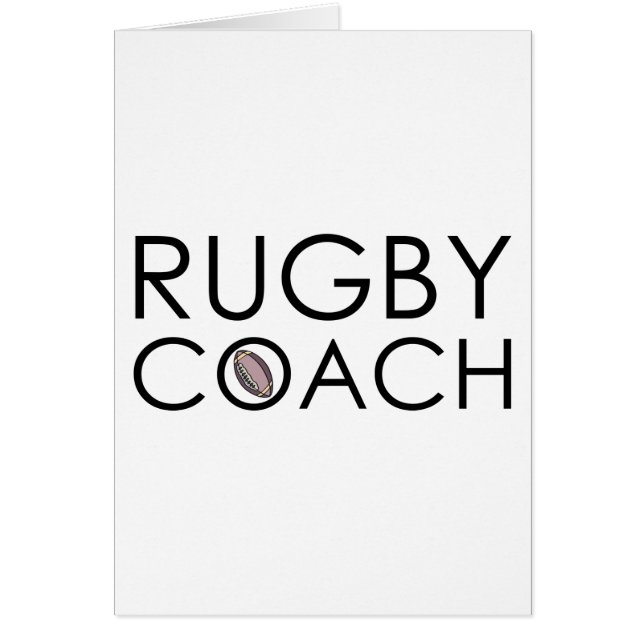Rugby Coach (Front)