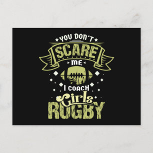 Rugby Coach Postcard