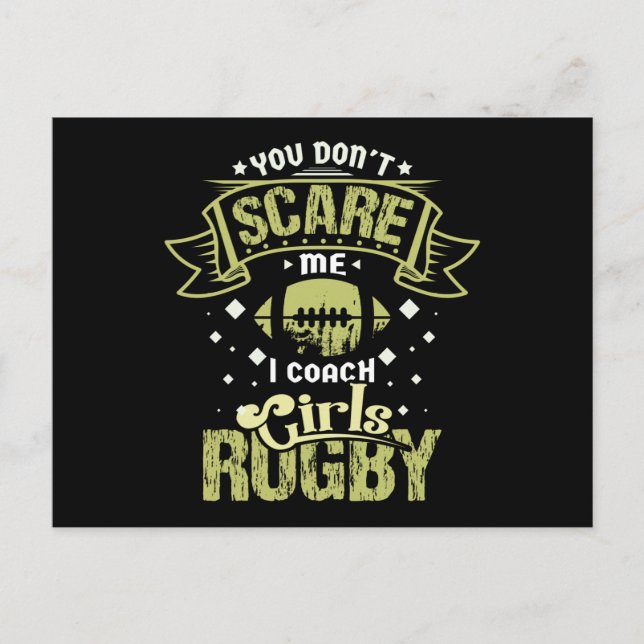 Rugby Coach Postcard (Front)