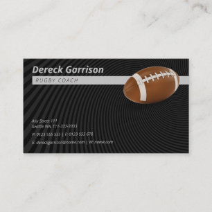 Rugby Coach   Sport Business Card