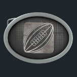 Rugby; Cool Black Belt Buckle<br><div class="desc">Cool grunge industrial metal look rugby football player league union ball players design. Great for gifts! Available on tee shirts, smart phone cases, mousepads, keychains, posters, cards, electronic covers, computer laptop / notebook sleeves, caps, mugs, and more! Visit our site for a custom gift case for Samsung Galaxy S3, iphone...</div>