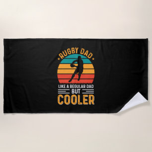 Rugby Dad Beach Towel