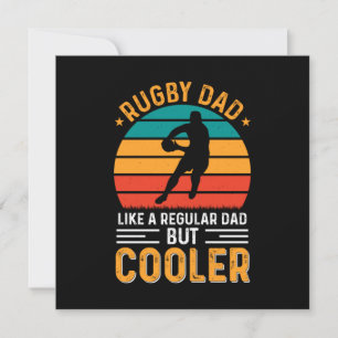 Rugby Dad Invitation