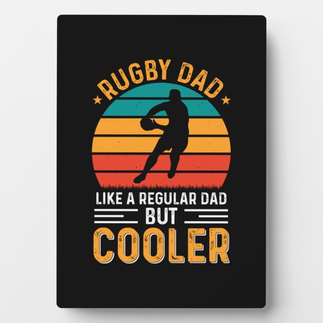 Rugby Dad Plaque (Front)