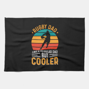 Rugby Dad Tea Towel