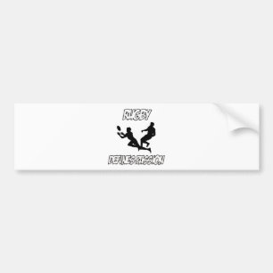 RUGBY designs Bumper Sticker