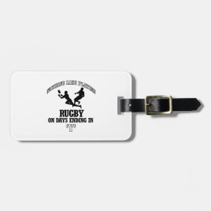 RUGBY designs Luggage Tag