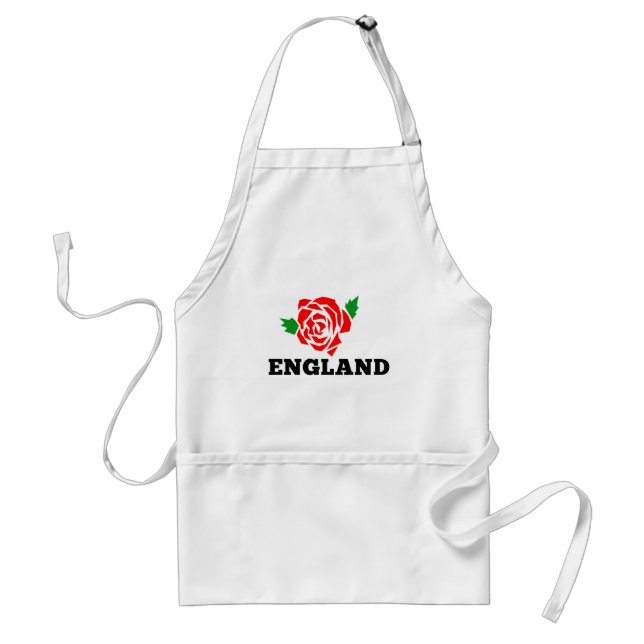 Rugby England English Rose Standard Apron (Front)