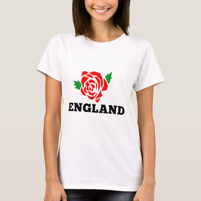 Rugby England English Rose T-Shirt (Front)