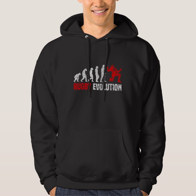 Rugby Evolution Hoodie Rugby Coach Hoodie Rugby (Front)