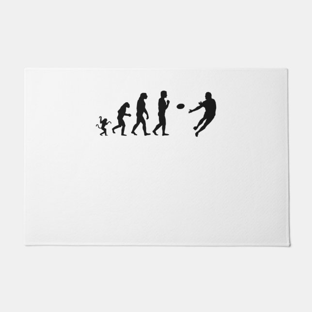 rugby  evolution, #rugby doormat (Front)