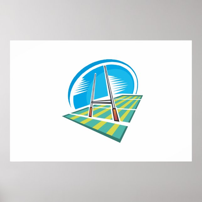 Rugby Field Poster (Front)