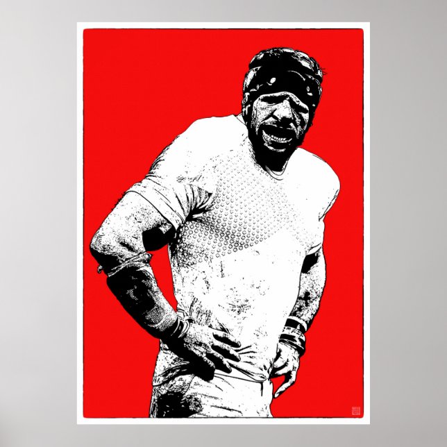Rugby Forward - Rugby Painting Print (Front)