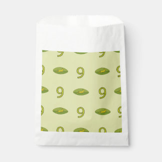 Rugby game are on favour bags