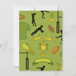 Rugby game are on Invitation