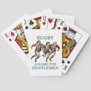 Rugby Gentlemen - Playing Cards