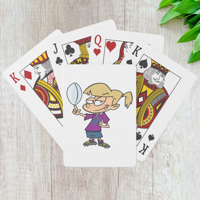 Rugby Girl Playing Cards (Creator Uploaded)