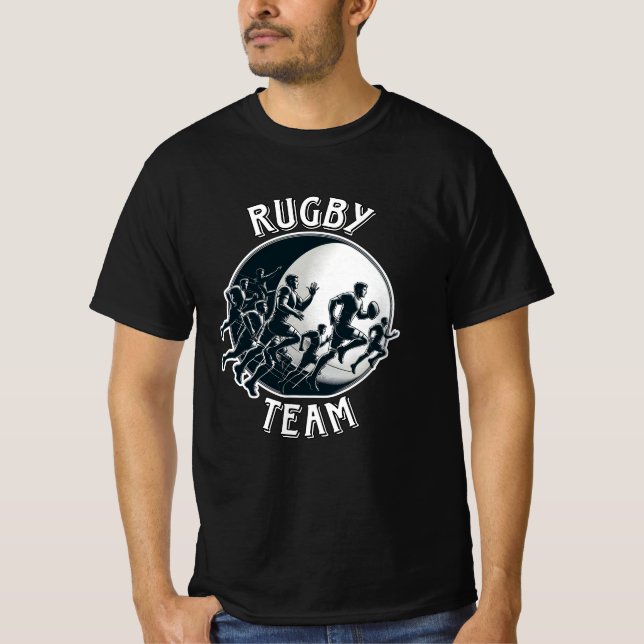 Rugby Graphics for Fans and Players T-Shirt (Front)