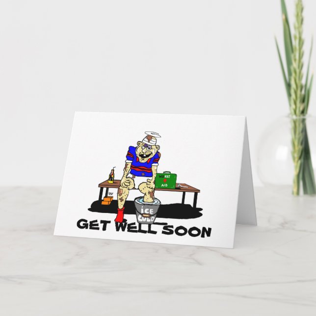 RUGBY GREETING CARD (Front)