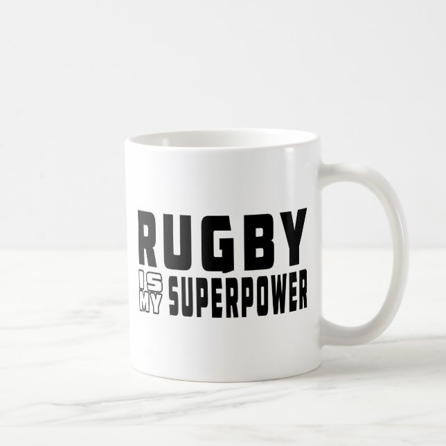 Rugby is my superpower coffee mug (Right)