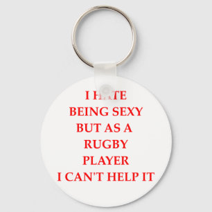 rugby key ring