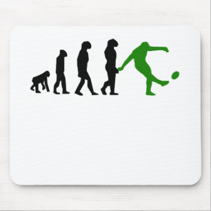 Rugby Kick Evolution (Green) Mouse Mat