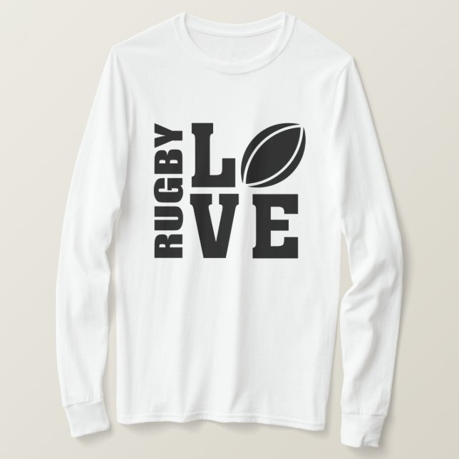 Rugby Love T-Shirt (Design Front)