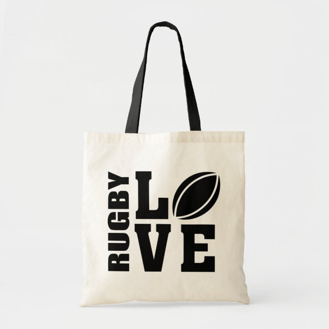 Rugby Love Tote Bag (Front)