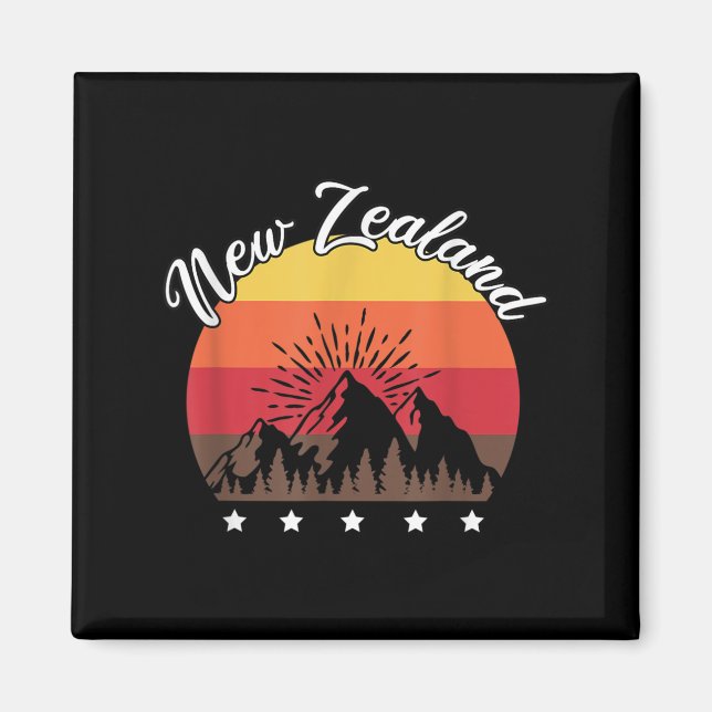 Rugby Lover Kiwi Gift New Zealand  Magnet (Front)