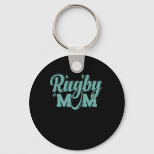 Rugby Mom Football Sport Spieler Fans Key Ring