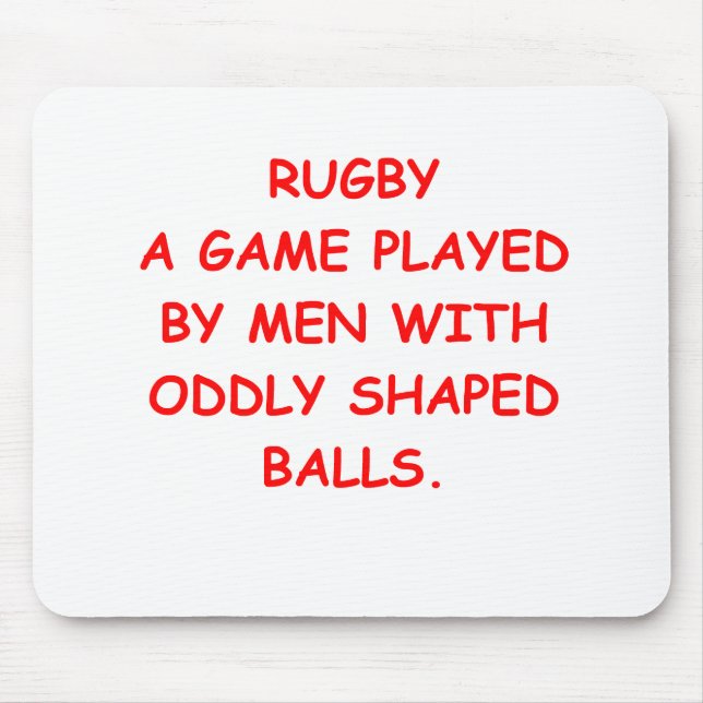rugby mouse mat (Front)