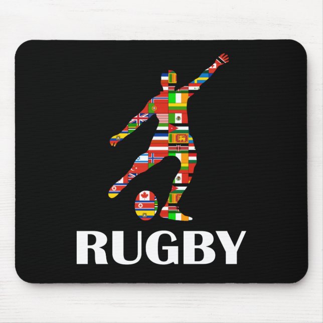 Rugby Mouse Mat (Front)