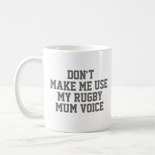 Rugby mum Gift Mug   Funny Quote Slogan Coach