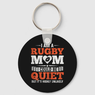 Rugby Mum Moms Club Moms Mothers Day Key Ring
