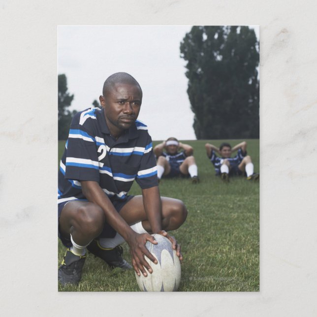Rugby player 2 postcard (Front)