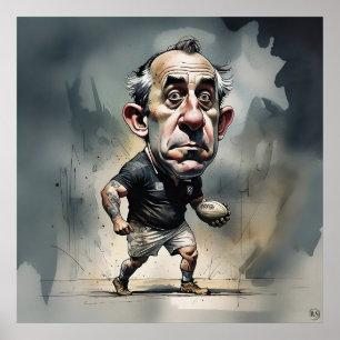 Rugby Player Art Print