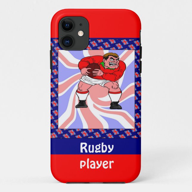 Rugby player Case-Mate iPhone case (Back)