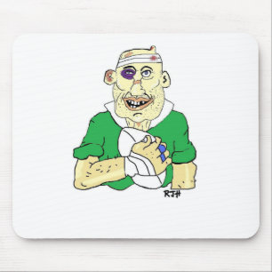 RUGBY PLAYER MOUSE MAT