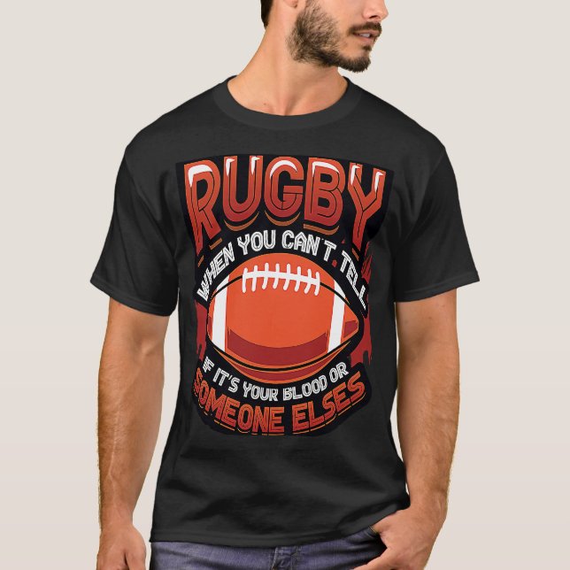 Rugby Player T-Shirt (Front)