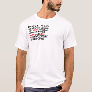 Rugby Players Live On T-Shirt