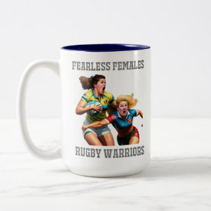 Rugby Players Two-Tone Mug