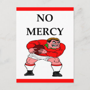 rugby postcard
