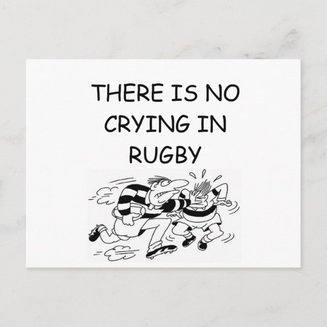 RUGBY POSTCARD (Front)