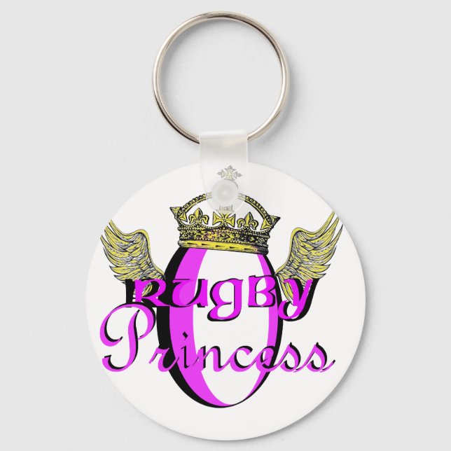 rugby princess key ring (Front)