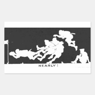 RUGBY RECTANGULAR STICKER