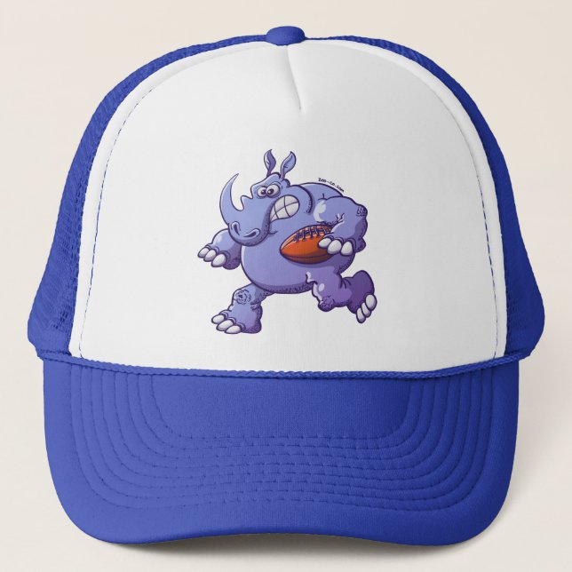 Rugby Rhinoceros Trucker Hat (Front)