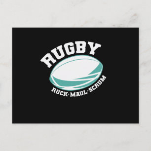 Rugby Ruck Maul Scrum Football Sport Postcard