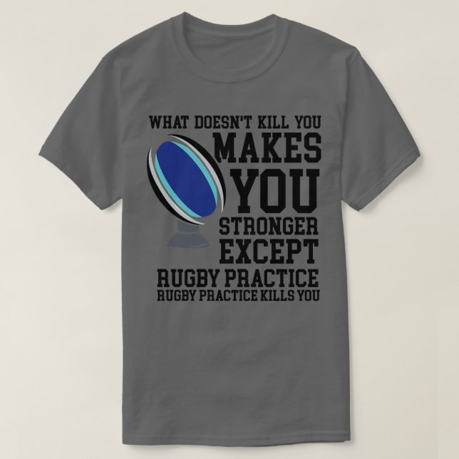 Rugby Rugby Player T-Shirt (Design Front)