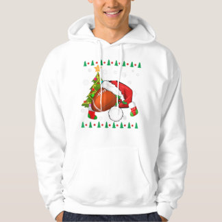 Rugby Santa Ugly Christmas - Christmas Hoodie